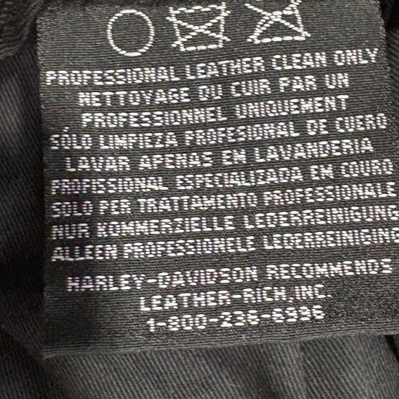 Vintage 2000s Harley Davidson Motorcycles Leather Newsboy Hat Black large - Picture 11 of 11